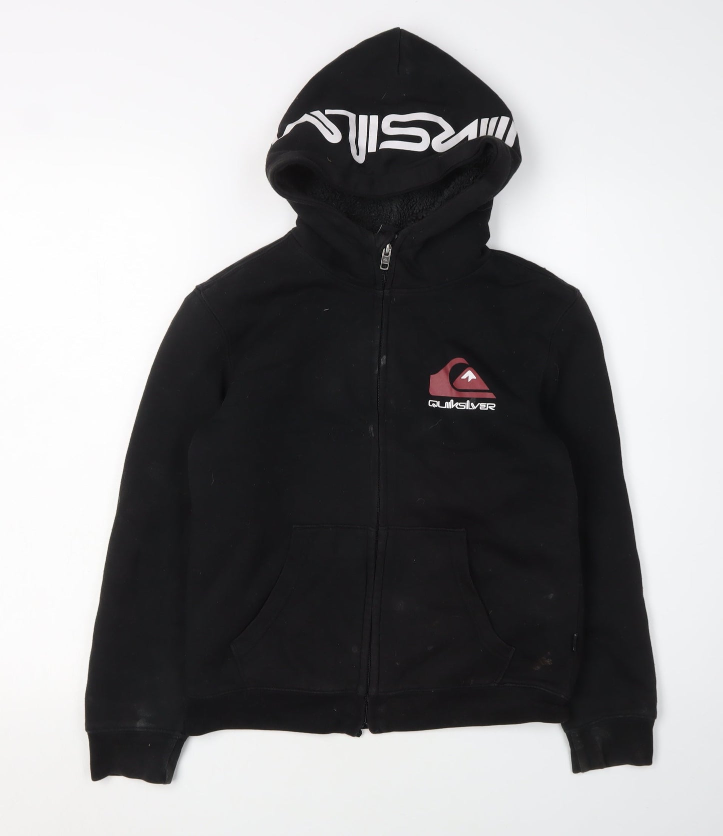 Quiksilver Boys Black Full Zip Hoodie S