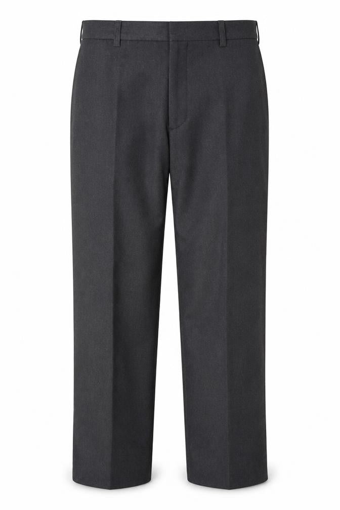 Mens UK Size 34 Beuny Regular Fit Dress Pants Grey Trousers