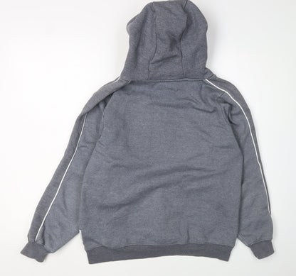 Holyfield Girls Blue Pullover Hoodie - 12-13 Years, Regular Fit