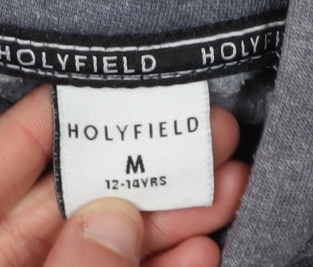 Holyfield Girls Blue Pullover Hoodie - 12-13 Years, Regular Fit