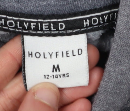 Holyfield Girls Blue Pullover Hoodie - 12-13 Years, Regular Fit