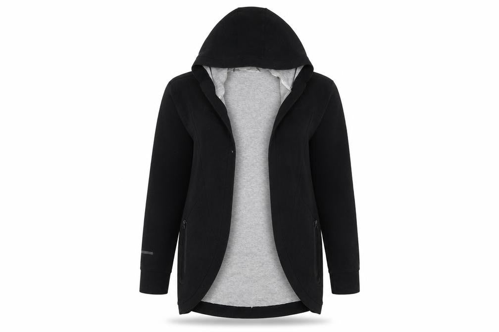 Womens UK Size 10 Everlast Black Full Zip Hoodie