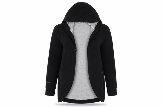 Womens UK Size 10 Everlast Black Full Zip Hoodie