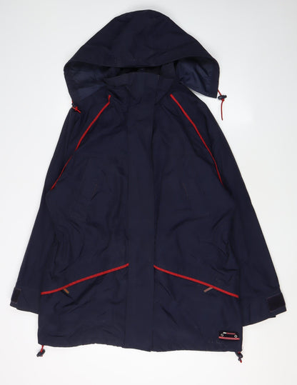 Womens UK Size M Joie de Vivre Blue Basic Jacket