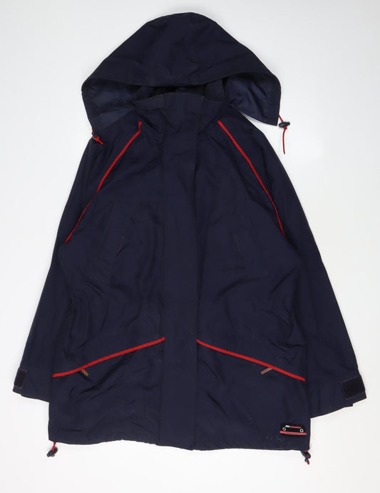 Womens UK Size M Joie de Vivre Blue Basic Jacket