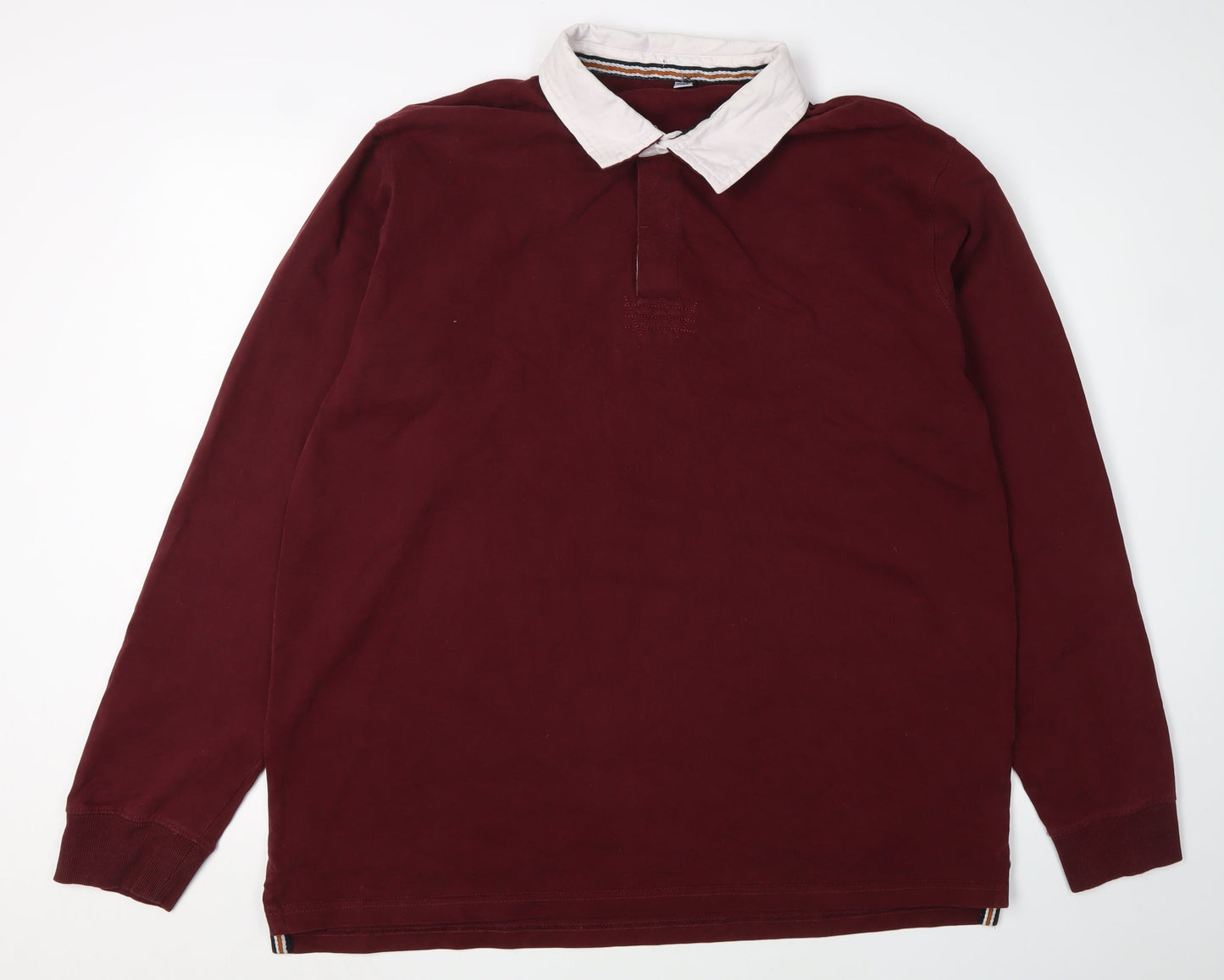 Front Row Men's Red 3XL Long Sleeve Polo