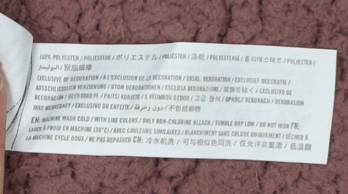 Abercrombie & Fitch Women's XS Brown Zip Pullover Sweatshirt