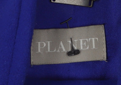Planet Women's Blue Wool Pea Coat Size 12