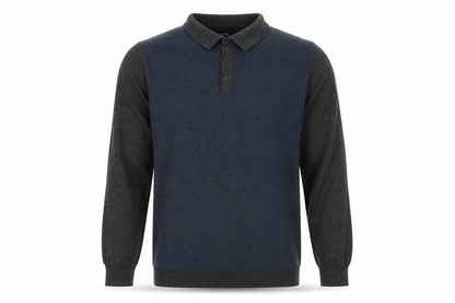 Mens UK Size M Burton Menswear Grey Henley Jumper