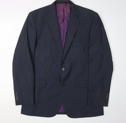 Mens UK Size 40 Paul Costelloe Regular Black Suit Jacket