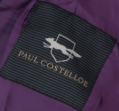 Mens UK Size 40 Paul Costelloe Regular Black Suit Jacket
