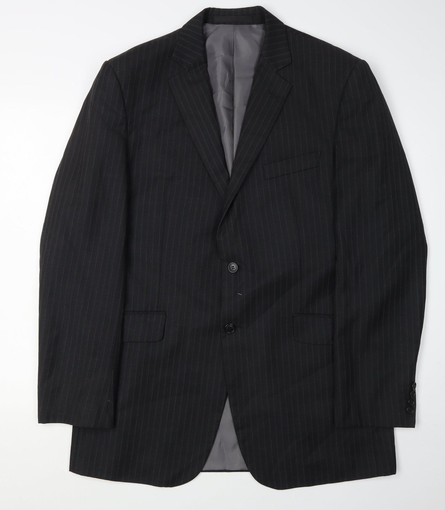 Mens UK Size 42 Marks and Spencer Regular Black Suit Jacket