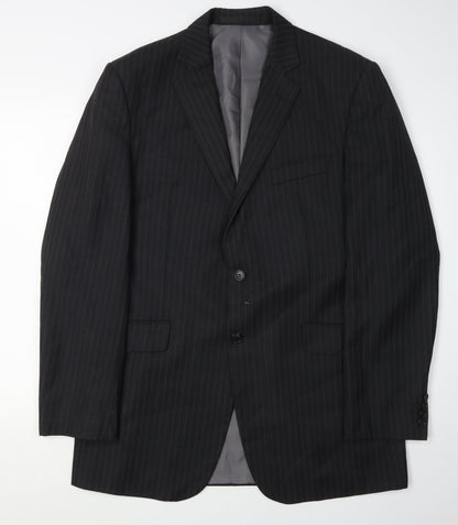 Mens UK Size 42 Marks and Spencer Regular Black Suit Jacket