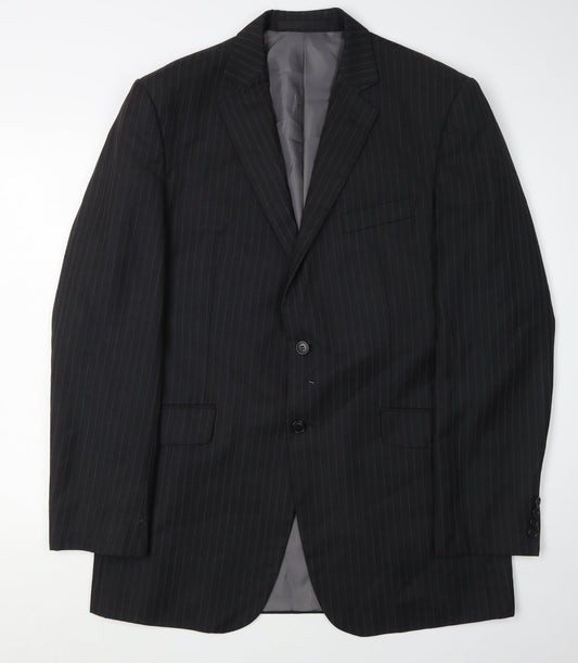 Mens UK Size 42 Marks and Spencer Regular Black Suit Jacket