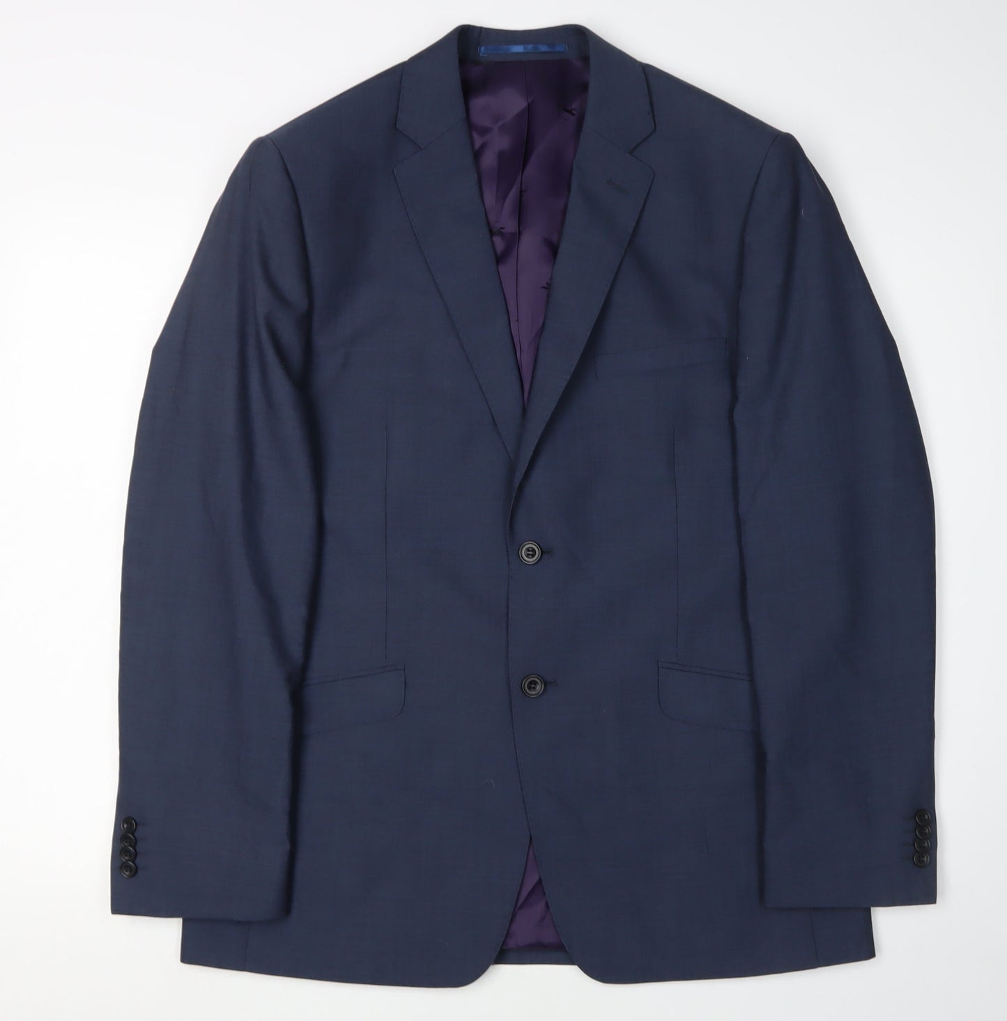 Mens UK Size 40 Paul Costelloe Regular Blue Suit Jacket
