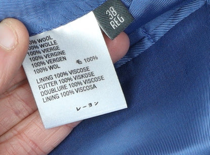 Austin Reed Men's Black Blazer Regular Fit Size 38R