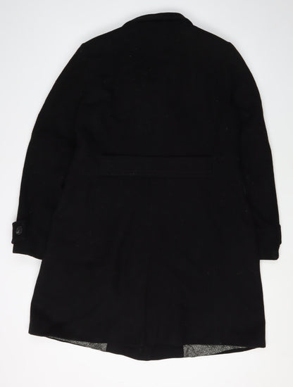 Womens UK Size 14 NEXT Black Pea Coat