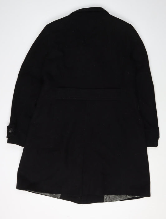 Womens UK Size 14 NEXT Black Pea Coat