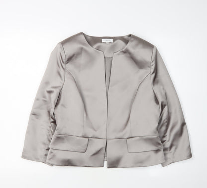 Kaliko Women's Grey Blazer, Size 14, Regular Fit