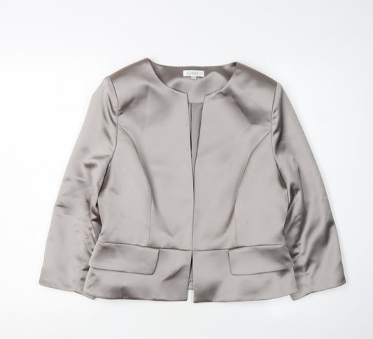 Kaliko Women's Grey Blazer, Size 14, Regular Fit