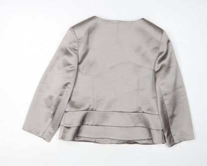 Kaliko Women's Grey Blazer, Size 14, Regular Fit