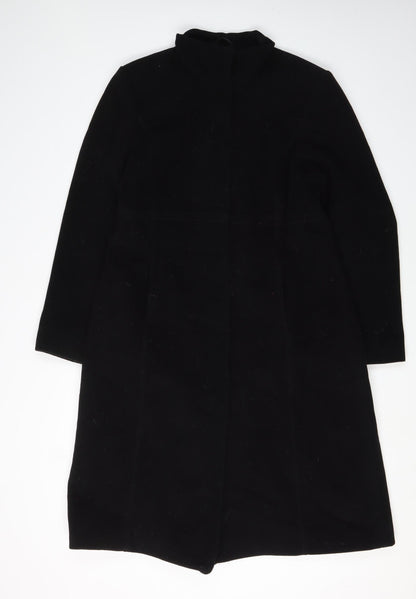 Principles Black Wool Blend Overcoat Size 12 Women