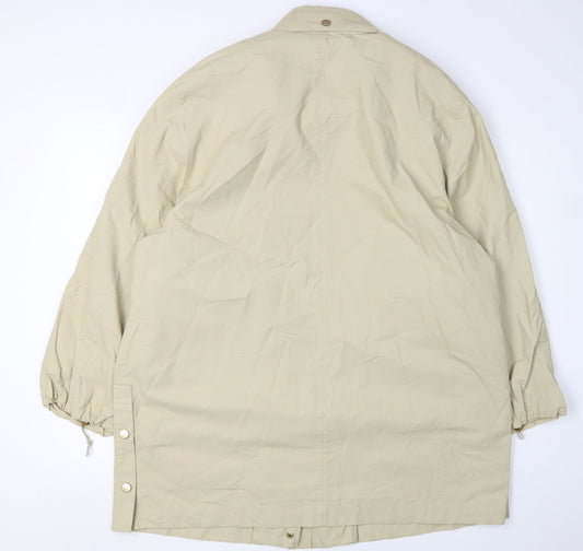 Basler Women's Beige Long Rain Coat Size 16