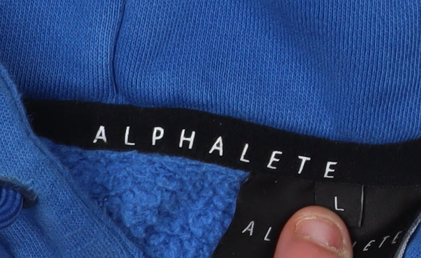Alphalete Men's Blue Pullover Hoodie L
