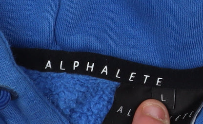 Alphalete Men's Blue Pullover Hoodie L