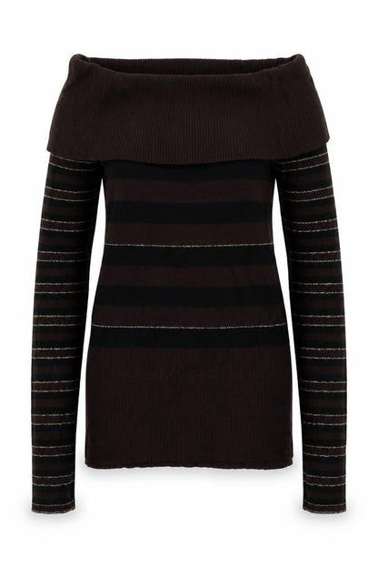 Womens UK Size 14 CMD Brown Pullover Jumper