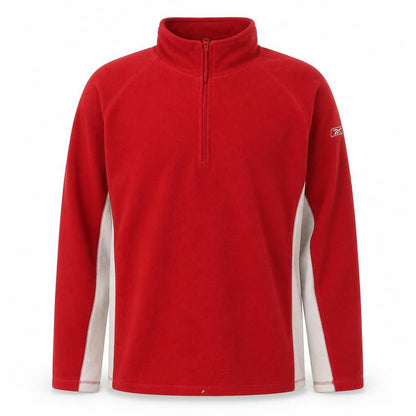 Mens UK Size L Reebok Red 1/2 Zip Sweatshirt