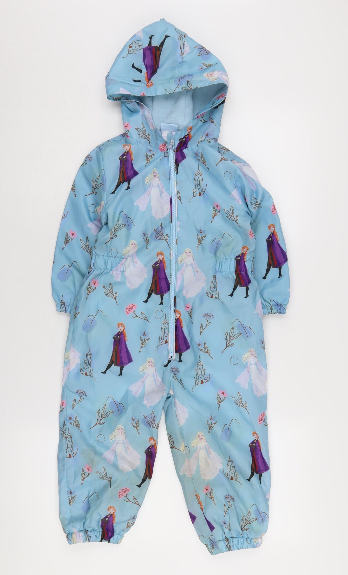 Disney Girls Blue Frozen Ski Jacket 2-3 Years