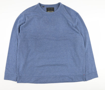 Mens UK Size 2XL JACHS Blue Pullover Sweatshirt