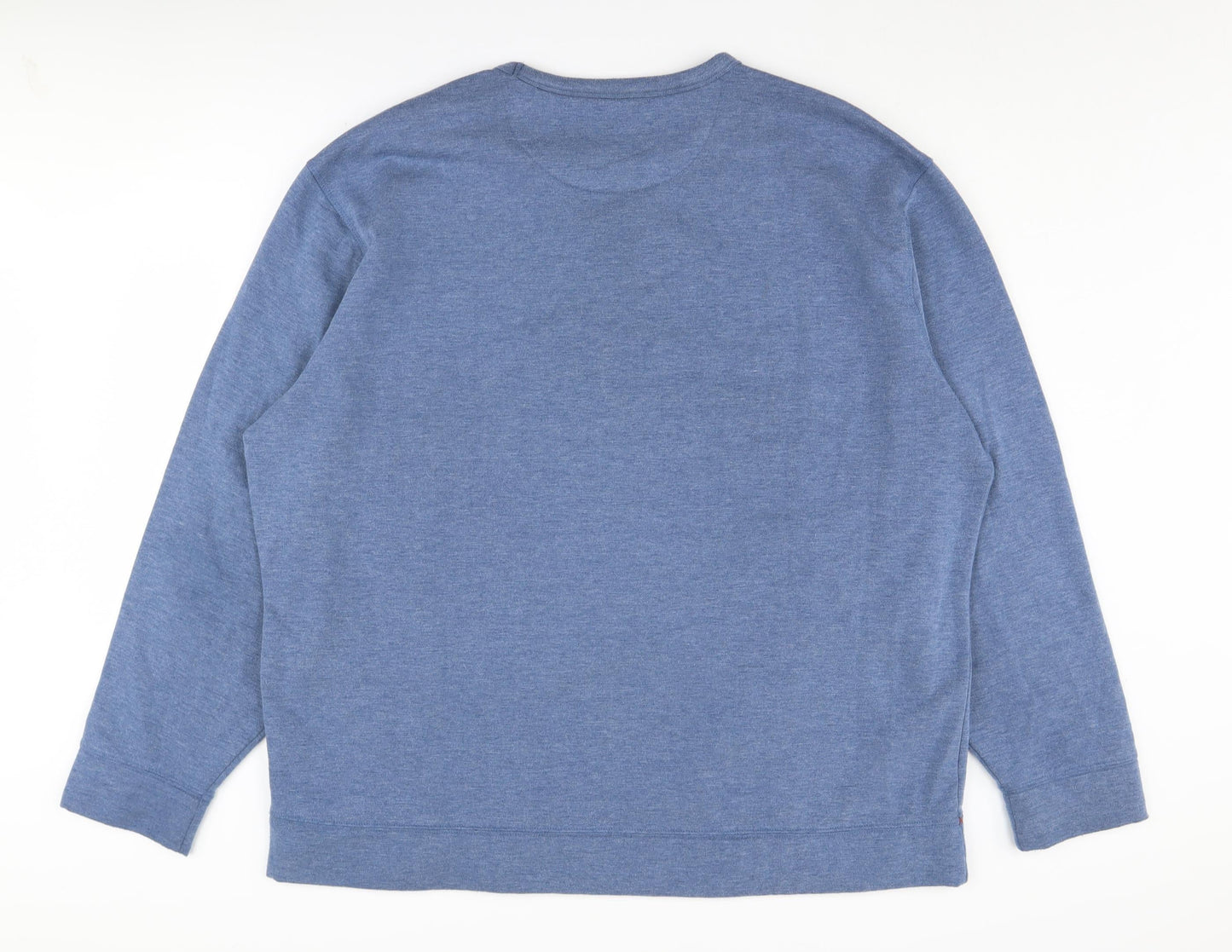 Mens UK Size 2XL JACHS Blue Pullover Sweatshirt