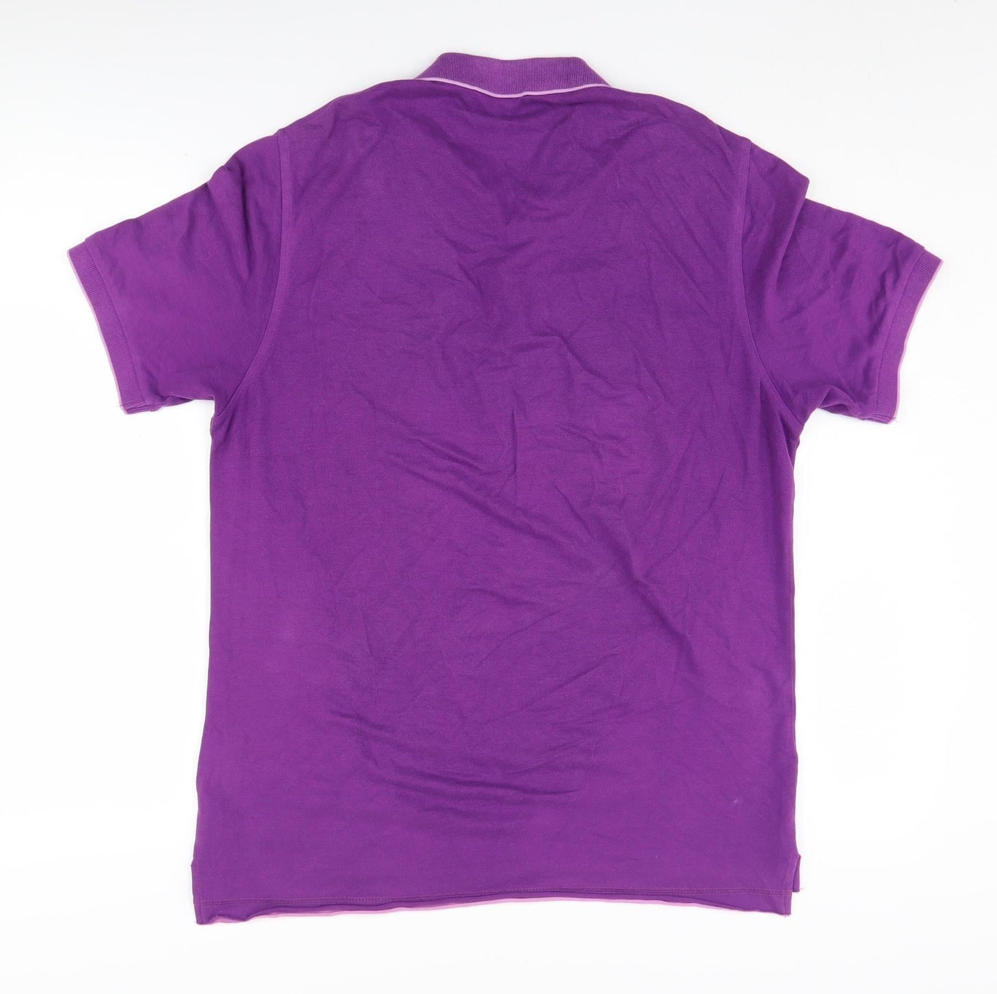 SUN68 Unisex Purple Polo Shirt Size 8 Cotton Blend
