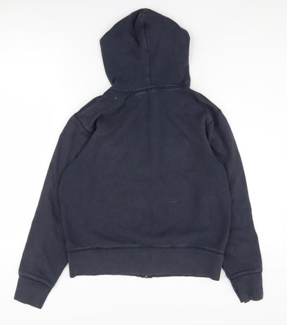 GAP Women's Blue XS Full Zip Hoodie with Logo