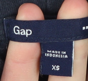 GAP Women's Blue XS Full Zip Hoodie with Logo