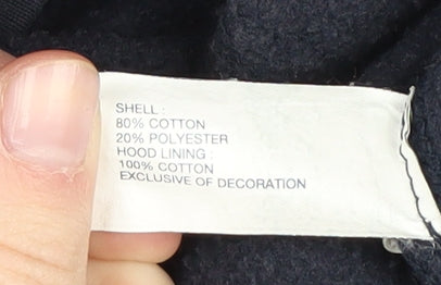 GAP Women's Blue XS Full Zip Hoodie with Logo