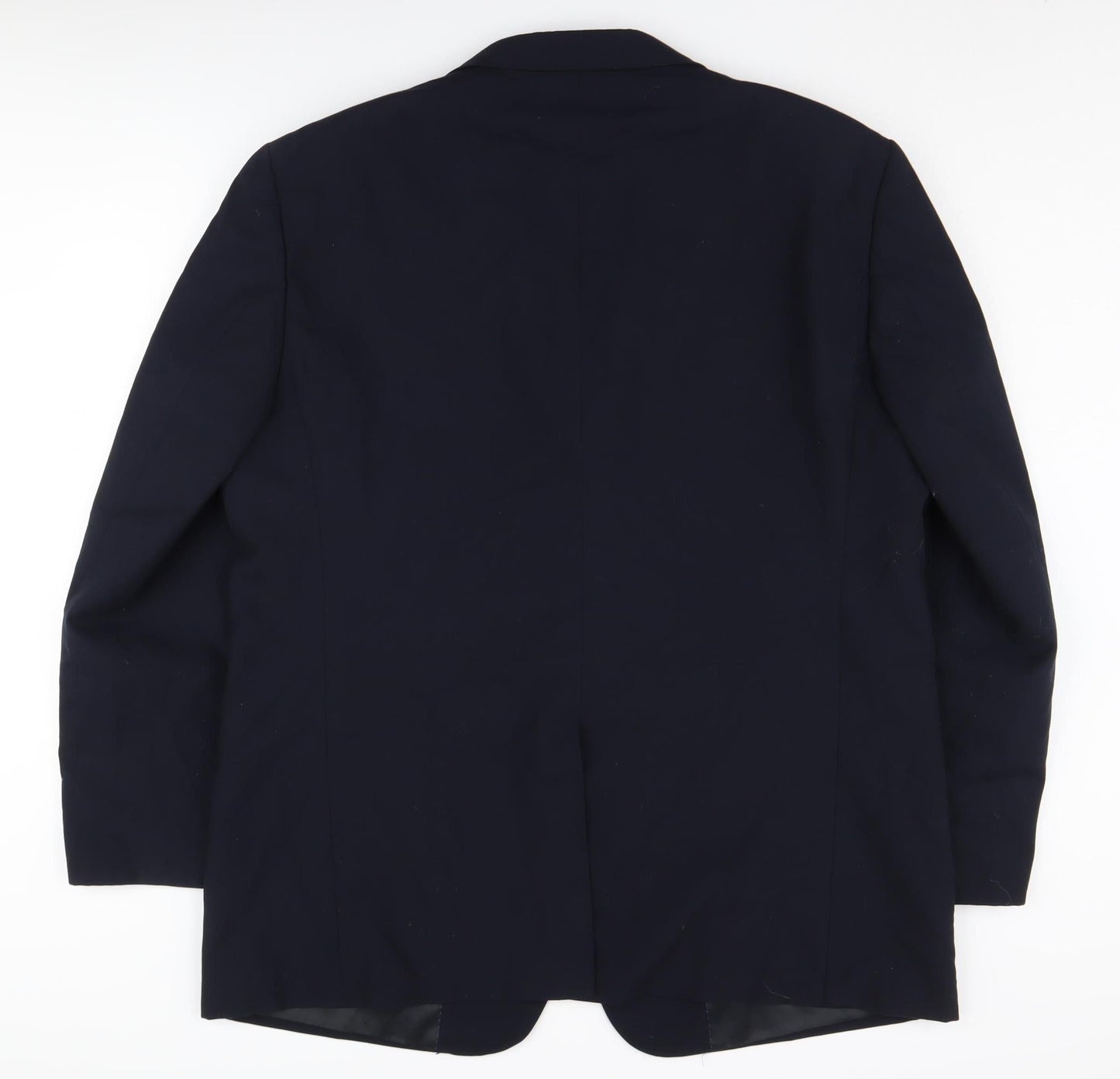 Mens UK Size 48 Charlton Gray Regular Black Suit Jacket