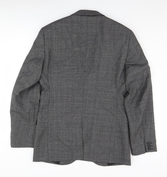 Mens UK Size 38 NEXT Regular Grey Suit Jacket