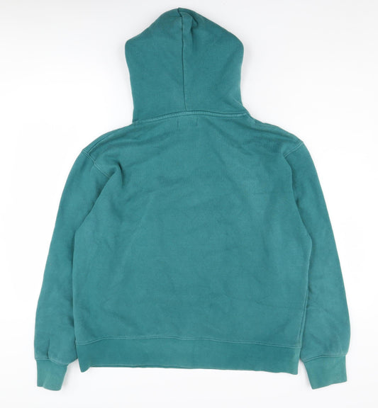 Topman Men's Green Pullover Hoodie M