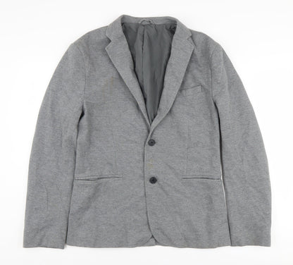 H&M Men's Grey Blazer Size 38R