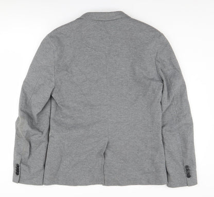 H&M Men's Grey Blazer Size 38R