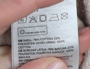 H&M Unisex Beige Pullover Hoodie Size 12