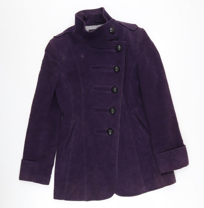 Womens UK Size 10 NEXT Purple Military Jacket