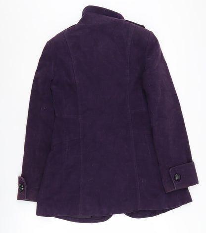 Womens UK Size 10 NEXT Purple Military Jacket