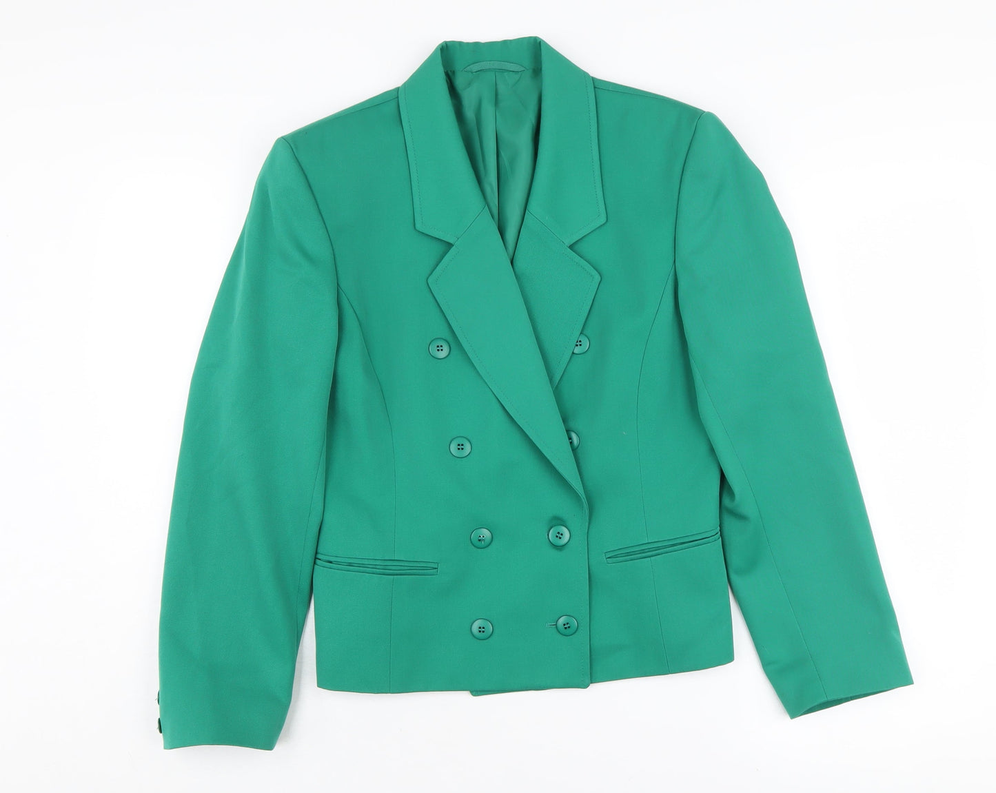 Country Casuals Women's Green Double Breasted Suit Jacket