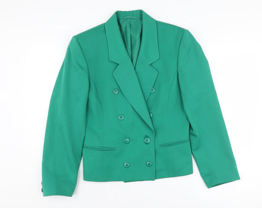 Country Casuals Women's Green Double Breasted Suit Jacket