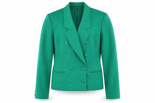 Womens UK Size 10 Country Casuals Regular Green Suit Jacket
