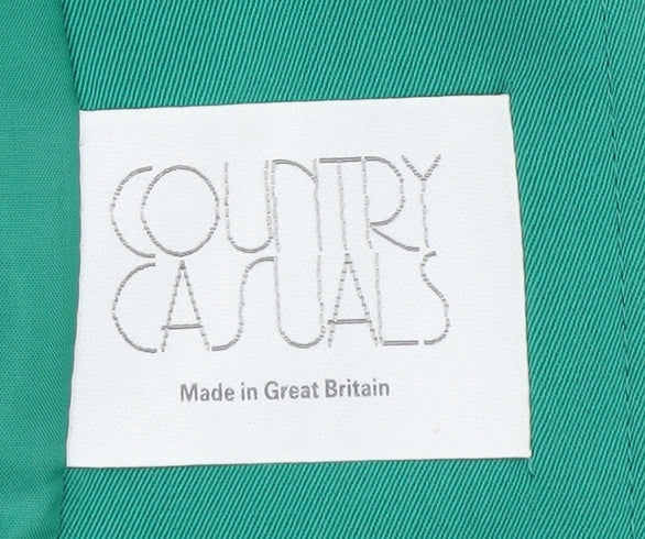 Country Casuals Women's Green Double Breasted Suit Jacket